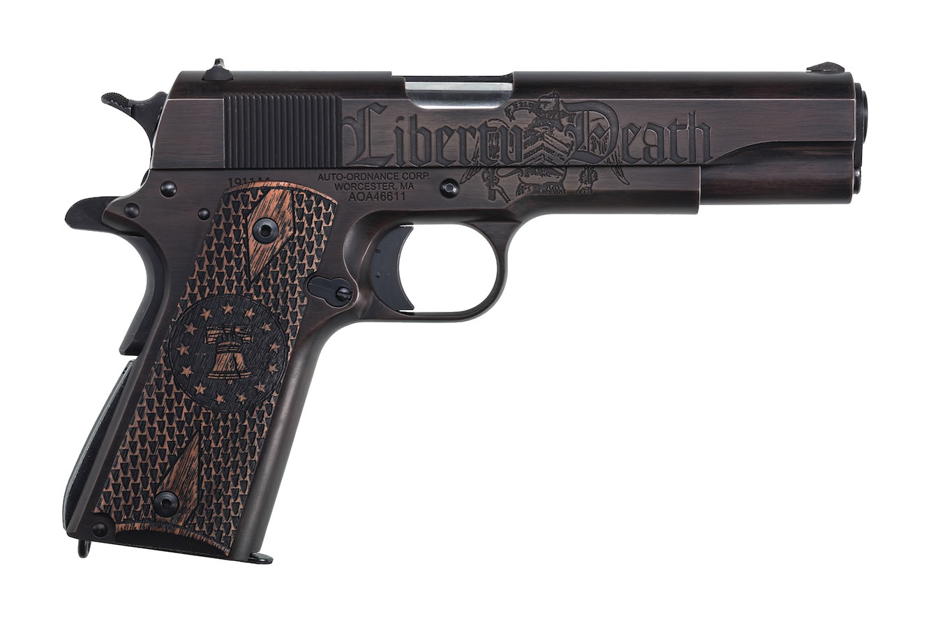 1911 Liberty 45 ACP Pistol with Custom Goncalo Wood Grips