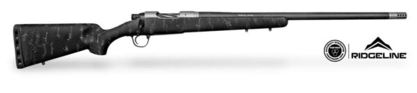 Christensen Ridgeline 300 Win Mag 26" Barrel, 1/10 Fiberglass, Carbon Sporter Black, Gray Webbing Stock