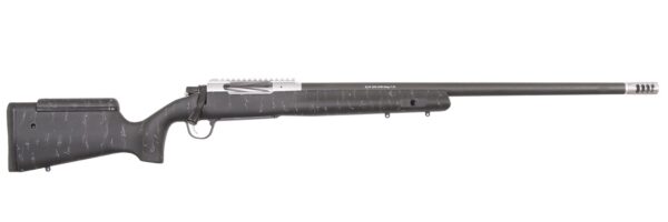 Christensen E.L.R. 6.5-284 26" Carbon Fiber LR Hunter Black, Gray Webbing Stock 6.5-284