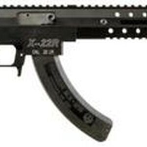 Excel X-Series X-22R, 22LR, 18", 25rd, Collapsible Stock, Black