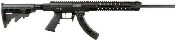 Excel X-Series X-22R, 22LR, 18", 25rd, Collapsible Stock, Black