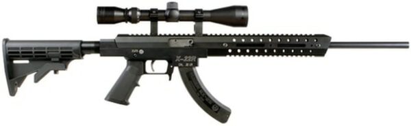 Excel X-Series X-22R, .22 LR, 18" Barrel, 25rd, 3-9x40mm Scope, Black