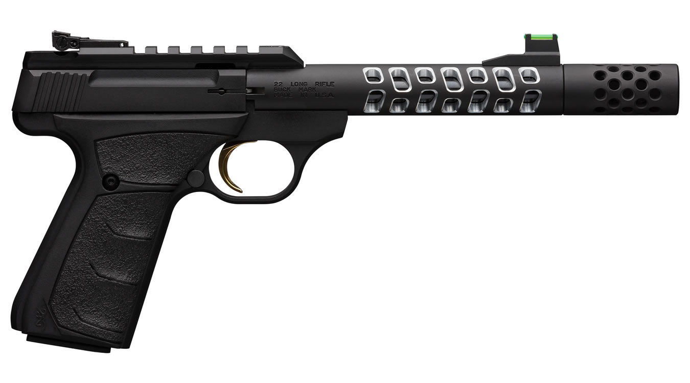 Buck Mark Plus Vision 22LR Rimfire Pistol with Threaded Barrel - Firearms | The Gun Shop