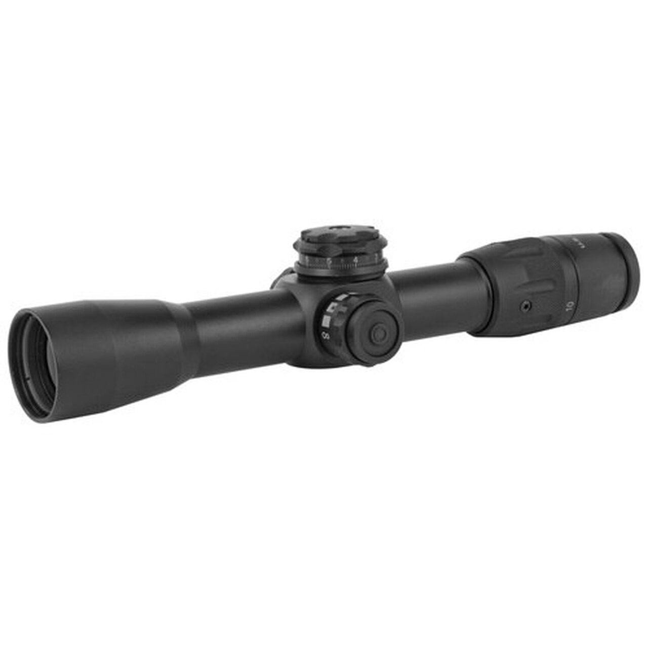 US Optics B-10 Scope 1.8-10x42mm, 34mm, Digital Red FFP GAP Reticle, 100 Click Elevation Knob