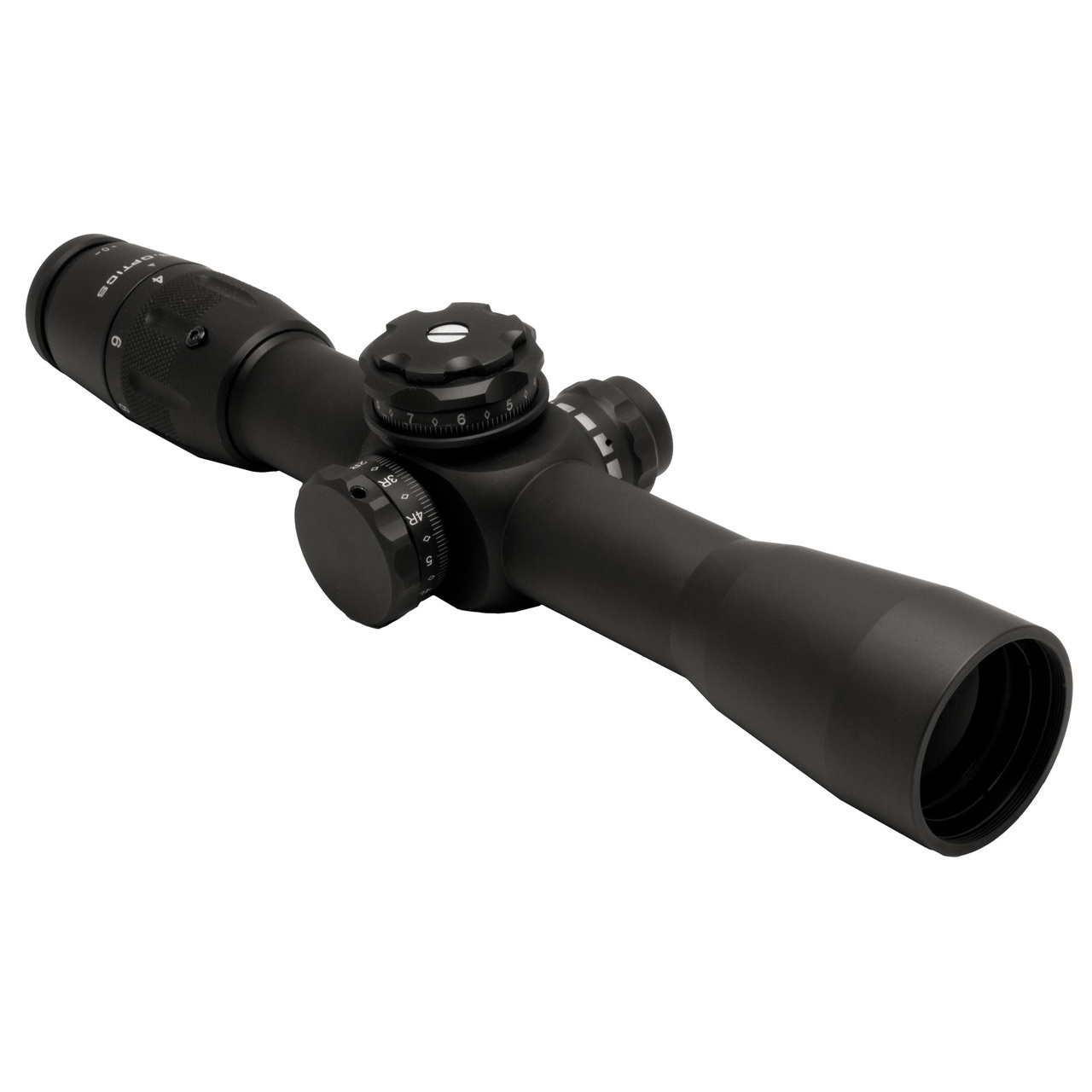 US Optics B-10 Scope 1.8-10x42mm, 34mm, Digital Red FFP GAP Reticle, 100 Click Elevation Knob