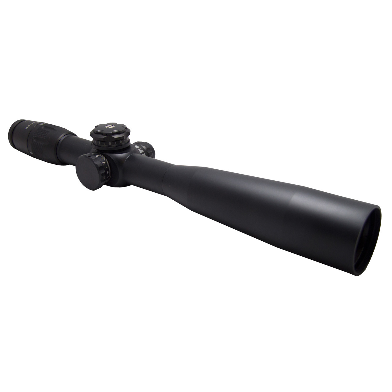 US Optics B-25 Scope, 5-25x52mm, 34mm, Digital Red FFP HORUS H37 Reticle, 100 Click Elevation Knob