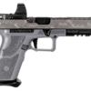 Zev Technologies O.Z-9 Competition 9mm, Single, 5" Barrel, Gray Polymer Grip, Titanium Gray Stainless Steel Slide, 17rd