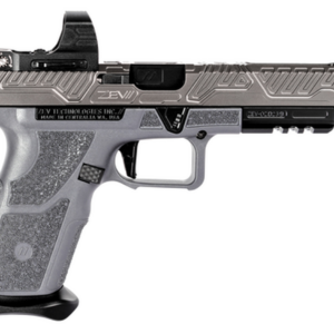 Zev Technologies O.Z-9 Competition 9mm, Single, 5" Barrel, Gray Polymer Grip, Titanium Gray Stainless Steel Slide, 17rd