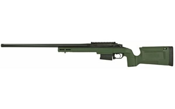 Seekins Precision Havak Bravo .308 Win, 24" Barrel, KRG Bravo/Aluminum Chassis, Green Stock, Black, 20rd