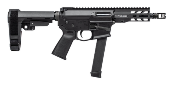 Stag Arms PXC-9 9mm, 5.5" Rubber Black Nitride