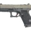 Zev Technologies Glock 19, 9mm, Grey Hex RMR Cut Slide, Threaded, Zev Fulcrum Trigger