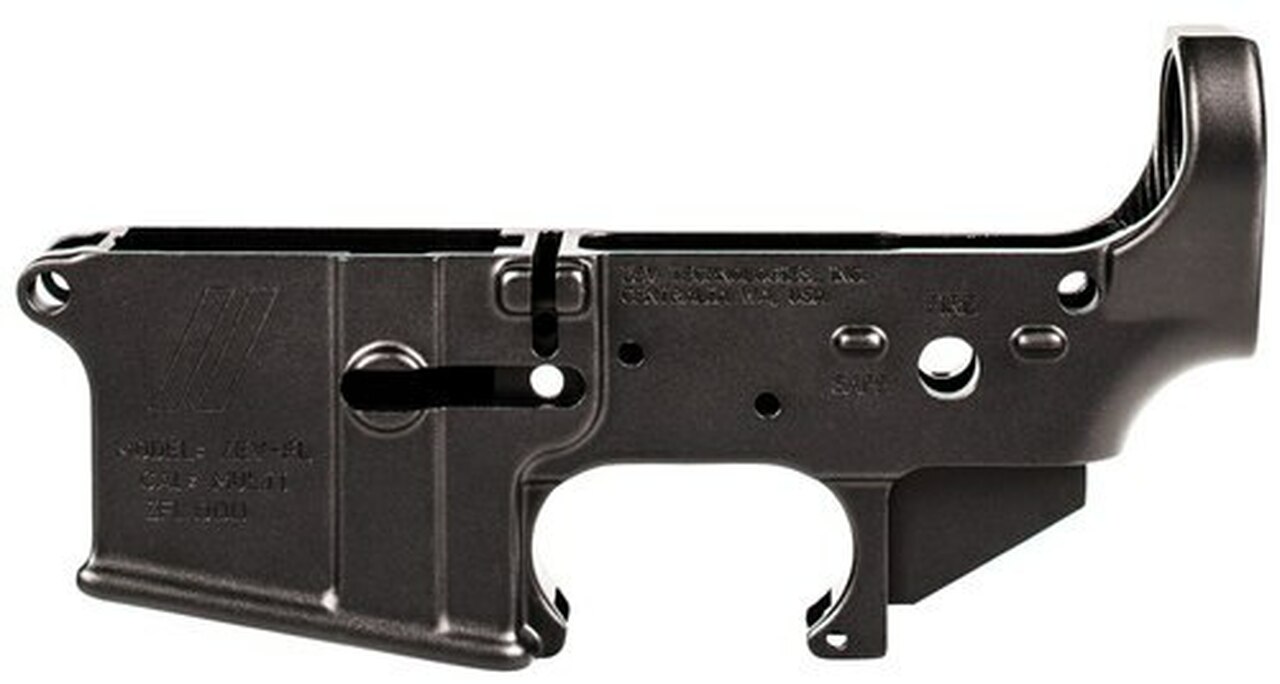 Zev AR15 Forged Lower 223 Remington/5.56 NATO Black Hardcoat Anodized