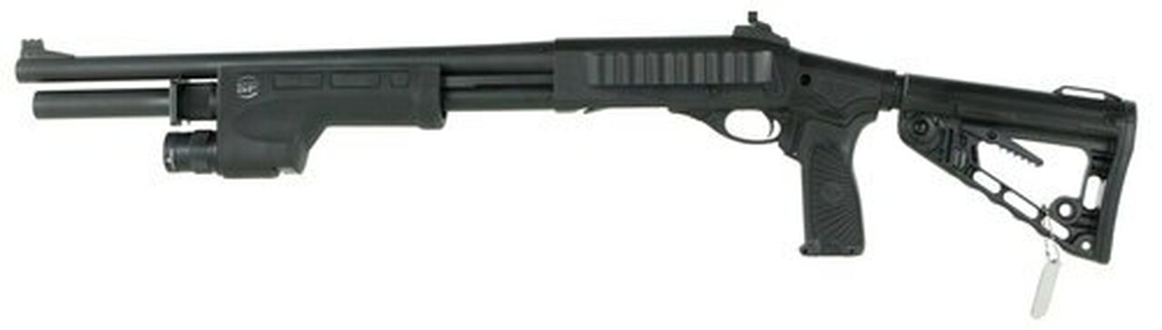 Wilson Combat CQB Pump 12 Ga, 18.5" Barrel, 3", Super-Stoc Carbine Collapsible, Black Parkerized Armor-Tuff, 6rd