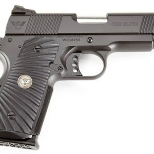 Wilson Combat 1911 CQB Elite Compact 9mm, 5" Barrel, G10 Starburst Grip, Black, 8rd