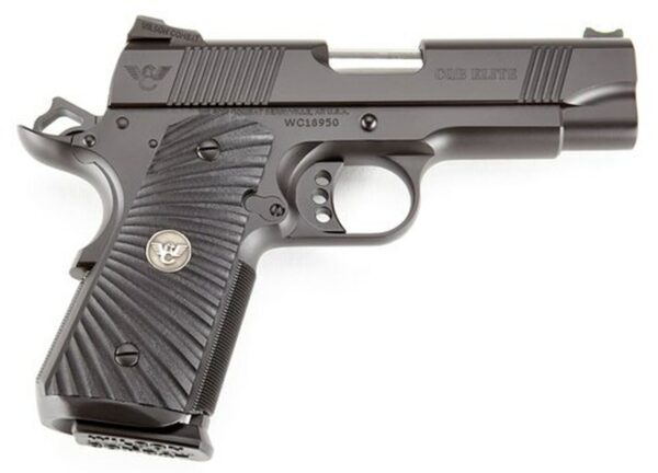 Wilson Combat 1911 CQB Elite Compact 9mm, 5" Barrel, G10 Starburst Grip, Black, 8rd