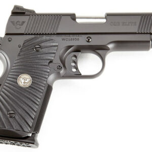 Wilson Combat 1911 CQB Elite Compact 45 ACP, 4" Barrel, G10 Starburst Grip, Black, 7rd