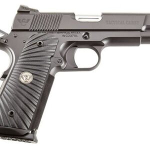 Wilson Combat 1911 Commander Tactical Carry 45 ACP 5" Barrel, G10 Starburst Grip, OD Green Frame, Black Carbon Slide, 8rd