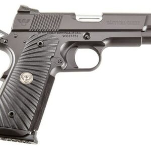 Wilson Combat 1911 Commander Tactical Carry 9mm 5" Barrel, G10 Starburst Grip, OD Green Frame. Black Carbon Slide, 8rd