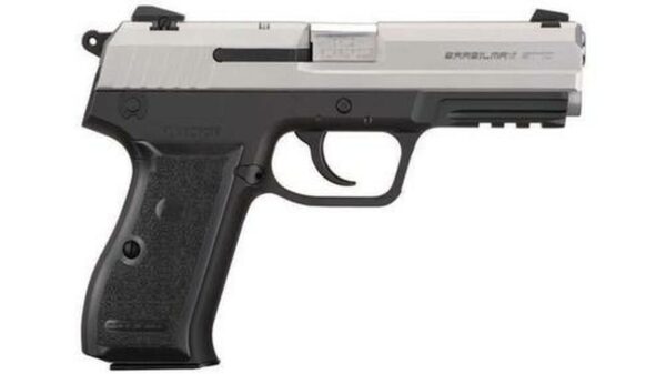 TRS ST10 9mm, 4.4", 15/17rd, Stainless Steel, Adj. Sights