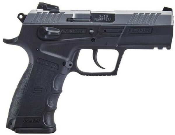 Sarsilmaz CM9 Gen 2 9mm 3.8" Barrel Interchangeable Backstrap Grip Stainless 17rd Mag