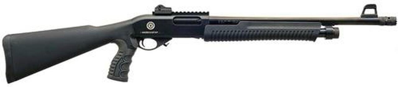 TR Imports Tactical Pump Shotgun, 12Ga, 5-Shell Magazine;18.5" Barrel Door-Breaker Muzzle Brake 5rd