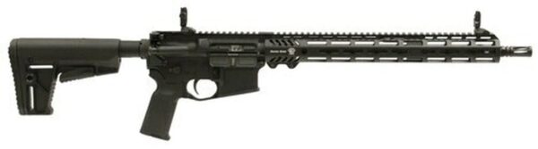 Adams Arms P2 Rifle with Adjustable Block 223 Remington/5.56 NATO 16" Barrel, 6-Position Black Stock Black Melonite, 30rd