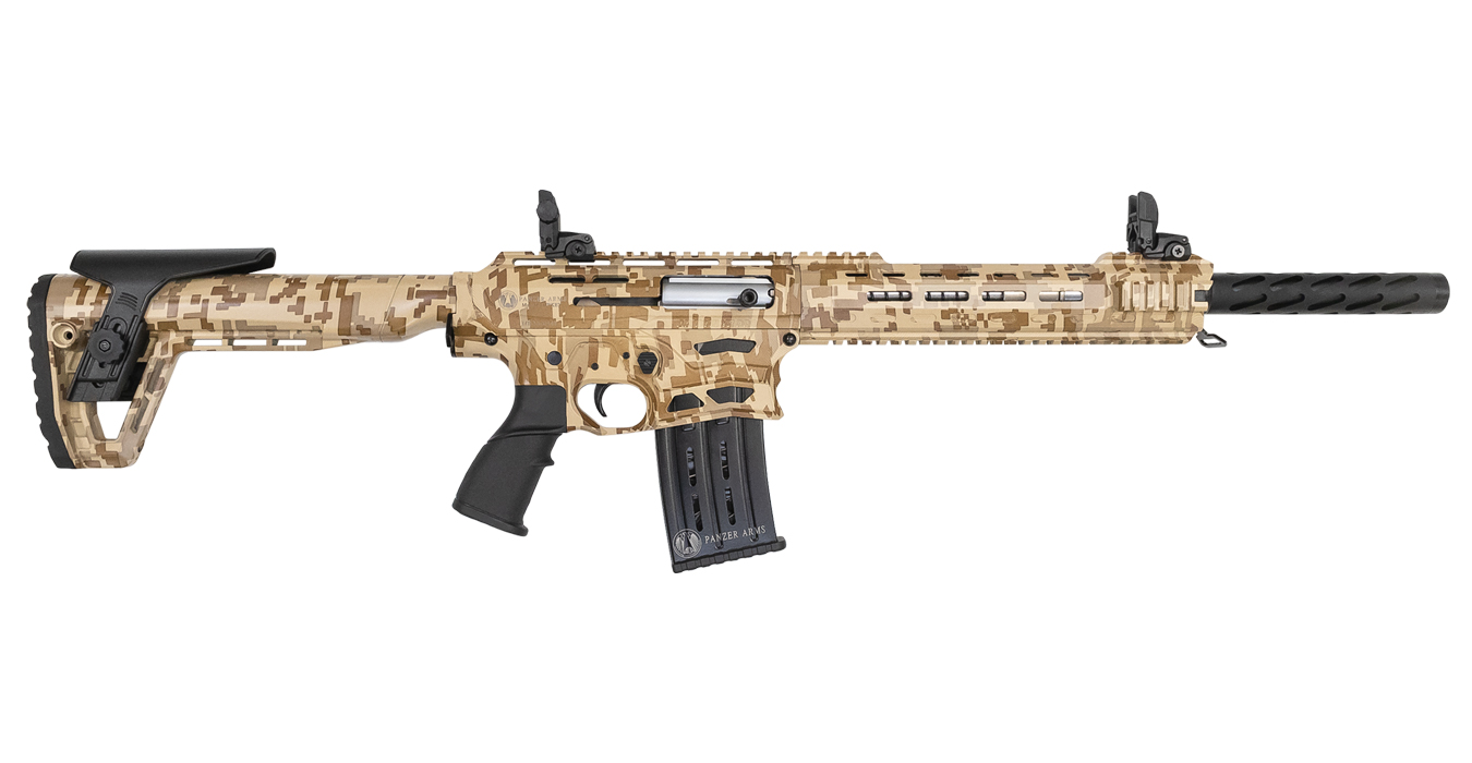 81216-DEFAULT-l AR Twelve Pro 12 Gauge Semi-Automatic Shotgun with Digital Camo Finish - Firearms | The Gun Shop