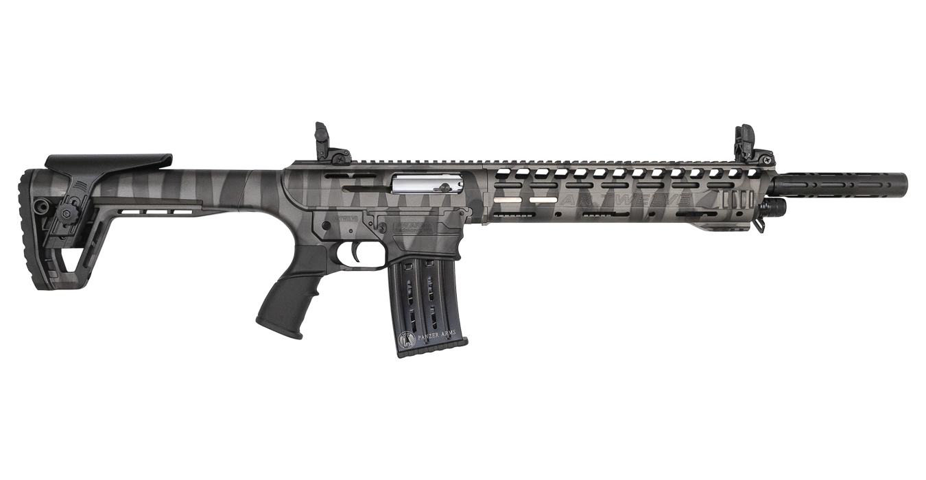 81221-DEFAULT-l AR Twelve 12 Gauge Semi-Auto Shotgun with Gray Finish