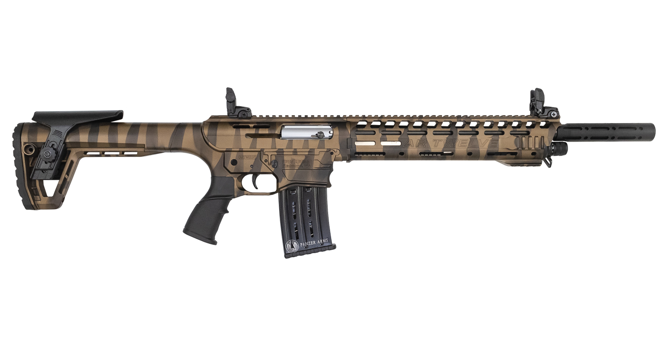 81228-DEFAULT-l AR Twelve 12 Gauge Semi-Auto Shotgun with Bronze Finish - Firearms | The Gun Shop