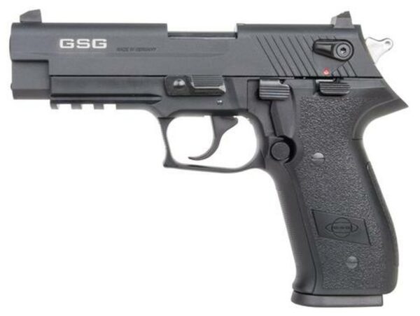 GSG Firefly 22LR, 4", 10rd, Adj. Sights, Black Zinc Alloy