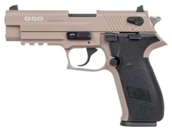 GSG Firefly HGA 22LR, 4", 10rd, Threaded Barrel, Tan
