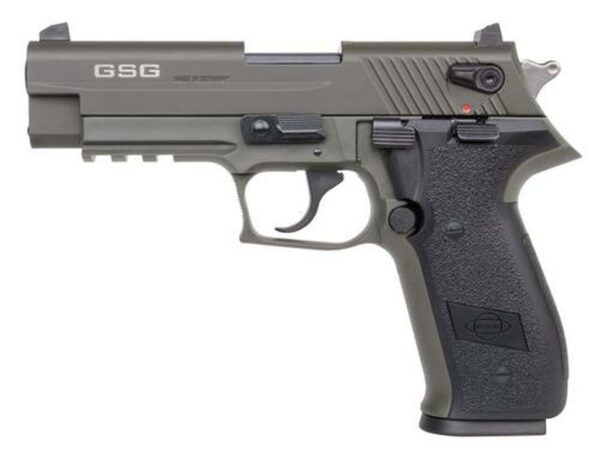 GSG Firefly 22LR, 4.9" Threaded Barrel, 10rd, Green Frame/Slide