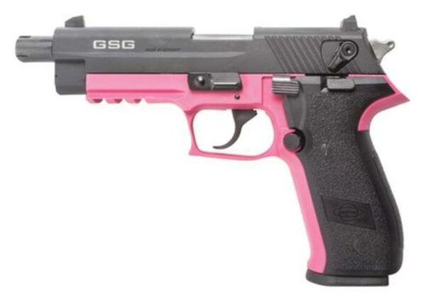 GSG Firefly 22LR, 4" Threaded Barrel, 10rd, Pink Frame