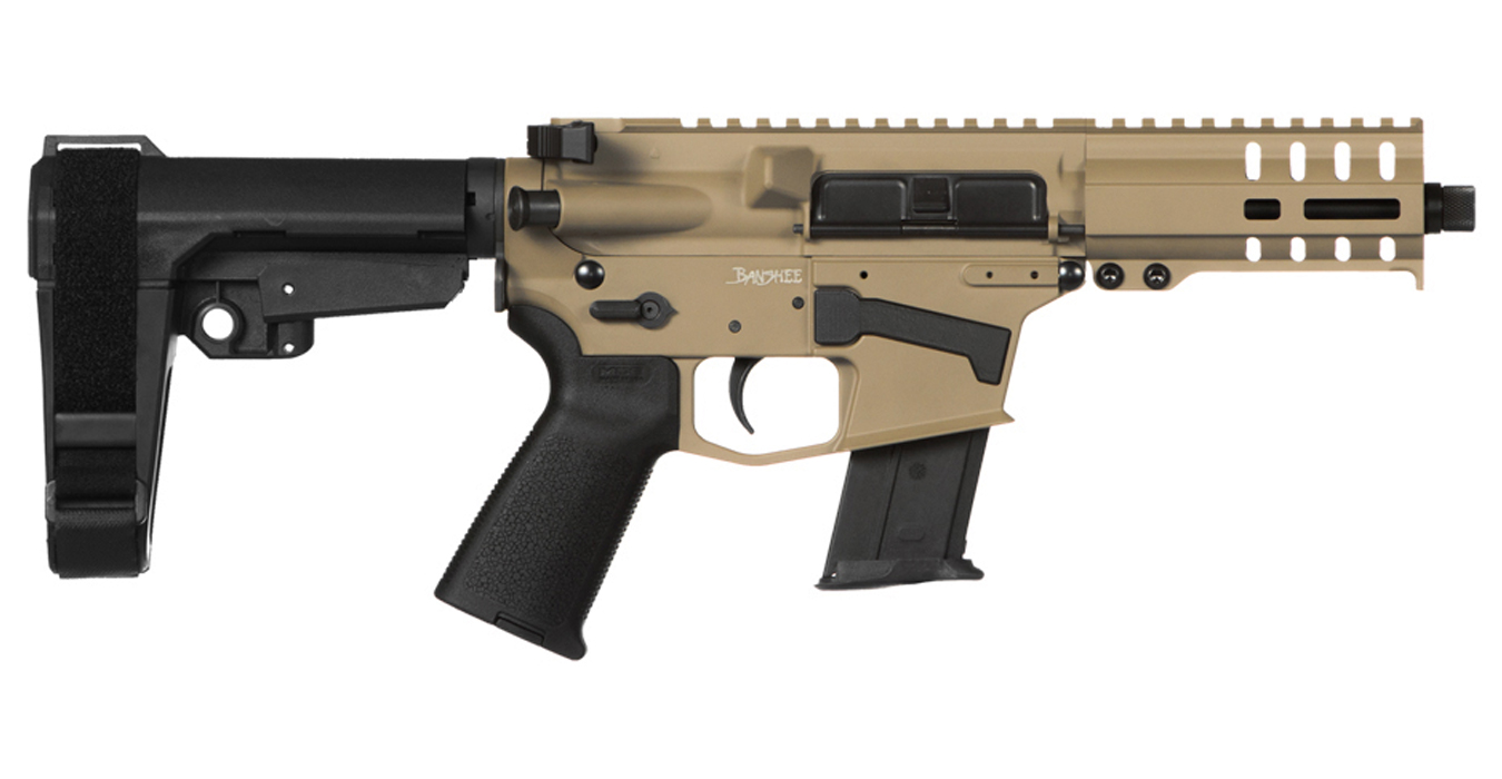 Banshee 300 Mk57 5.7x28mm Semi-Automatic Pistol with FDE Cerakote Finish - AR-15 Pistols | The Gun Shop