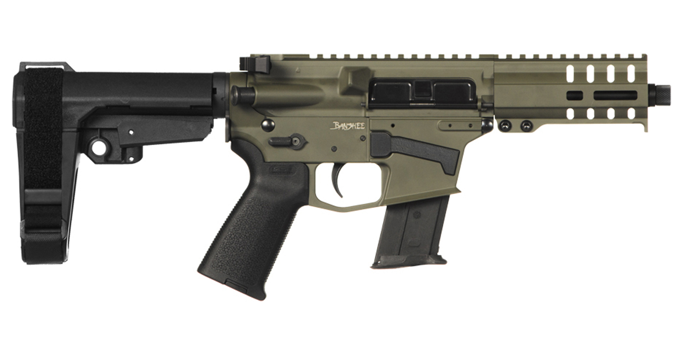 Banshee 300 Mk57 5.7x28mm Semi-Automatic Pistol with OD Green Cerakote Finish - AR-15 Pistols | The Gun Shop