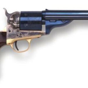 Cimarron 1872 Open Top Navy .38 Spl & Colt 5.5" Barrel Standard Blue Finish Walnut Grip