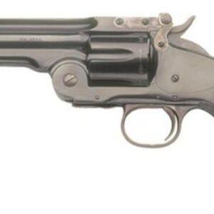 Cimarron Firearms Model 3 Schofield .45 Long Colt 5" Barrel Blue Steel Finish Smooth Walnut Grip