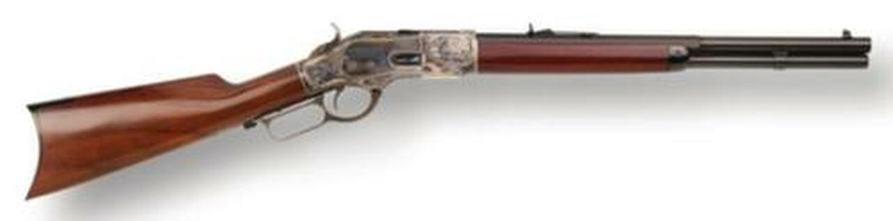 Cimarron Firearms Model 1873 Texas Brush Popper .45 Long Colt 18.5" Barrel Blue Finish Walnut Straight Stock 10rd