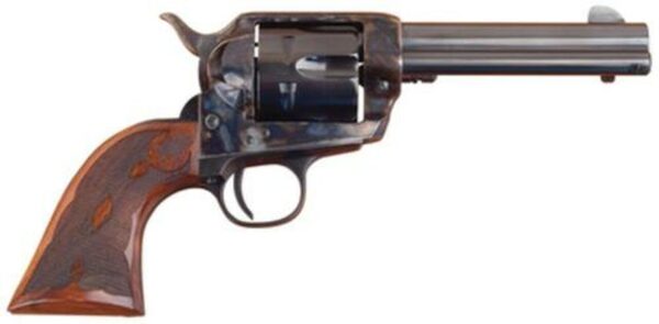 Cimarron Eliminator C Competition Short Stroke .357/.38 Special 4.75" Barrel Case Hardened Pre-War Frame Checkered Army Grips