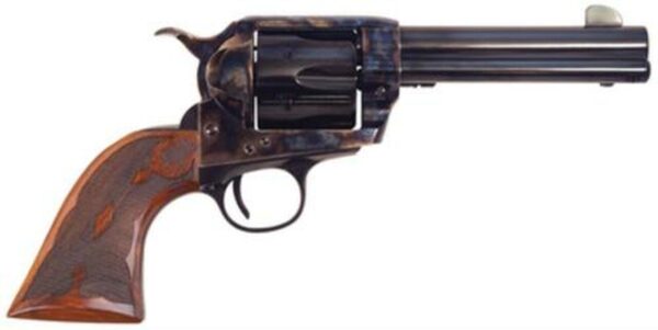 Cimarron Eliminator C Competition Short Stroke .357/.38 Special 4.75" Barrel Case Hardened Pre-War Frame Checkered Army Grips