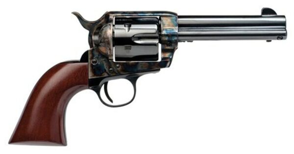 Cimarron Frontier 45 Colt, 4.75" Barrel, Color Case Hardened, Walnut Grips