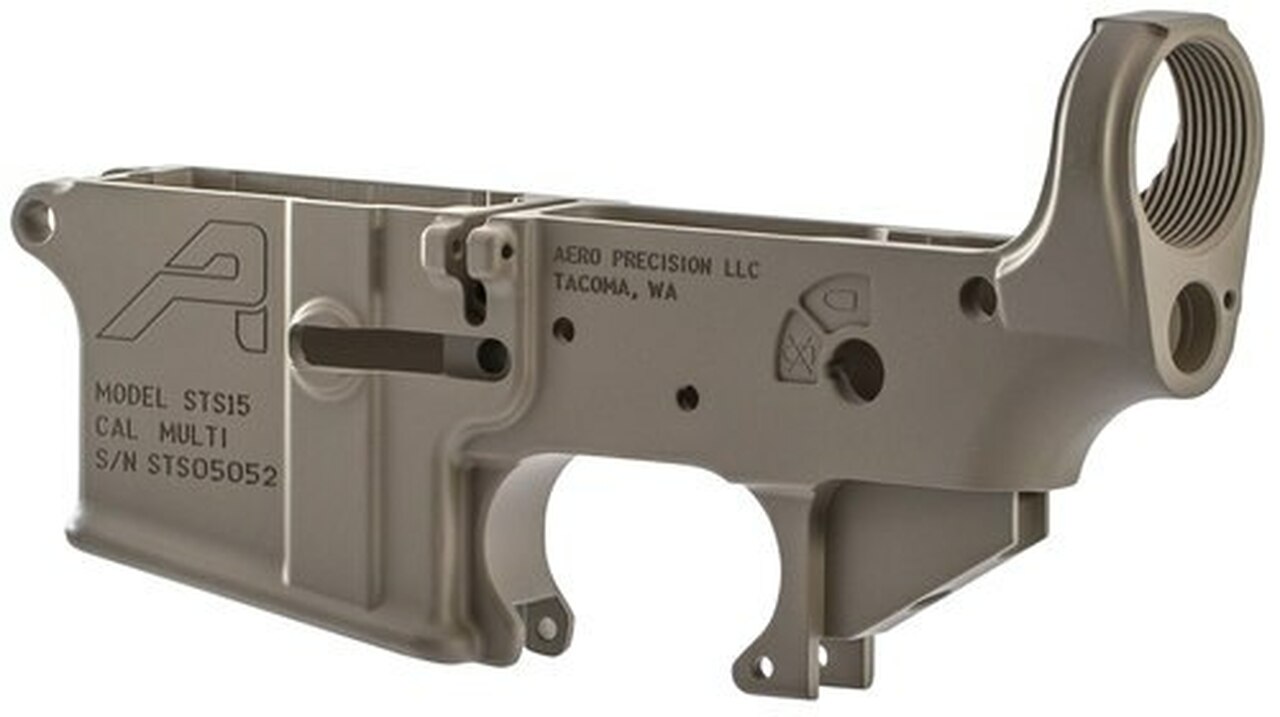 Aero Precision STS AR-15 Stripped Lower Receiver, Flat Dark Earth