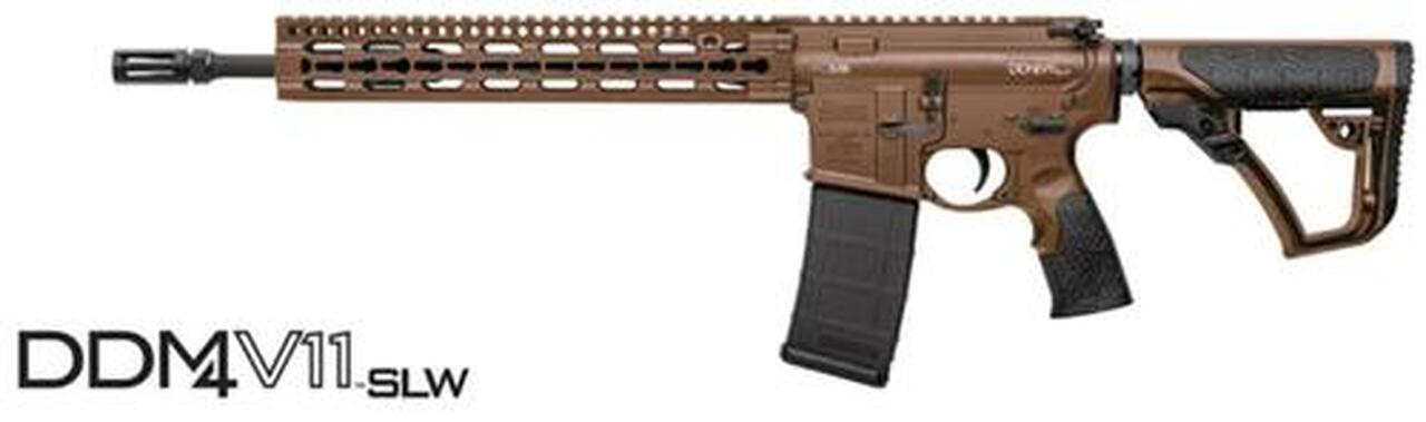 Daniel Defense DDM4 V11 SLW, .223/5.56, 14.5", 10rd, CA Legal, 12" Keymod Rail