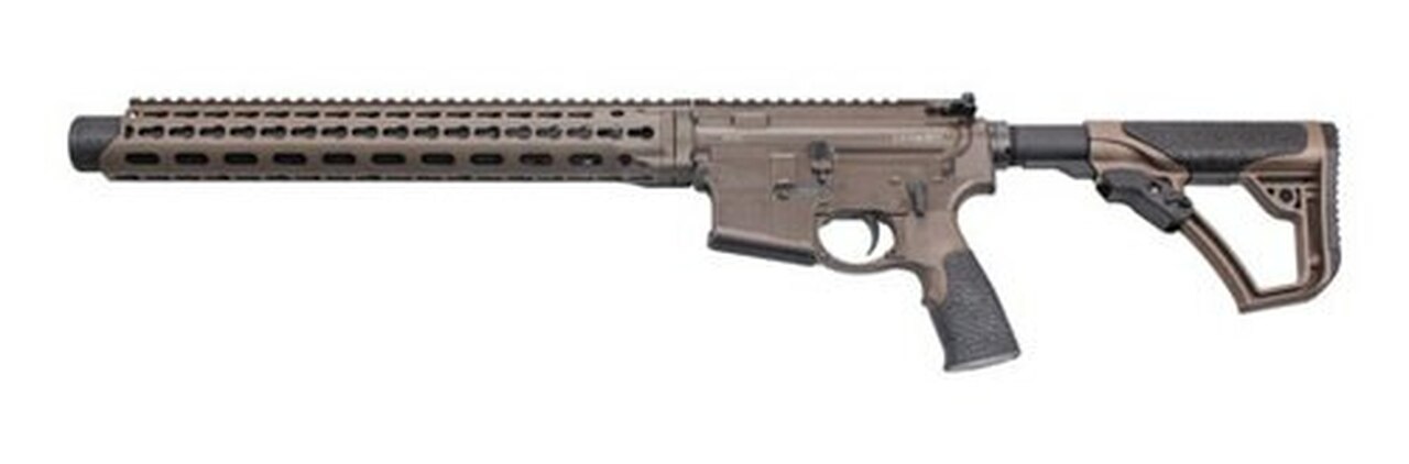Daniel Defense DDM4 ISR 300 Blackout 16" Integral Suppressor Milspec+ Dark Brown