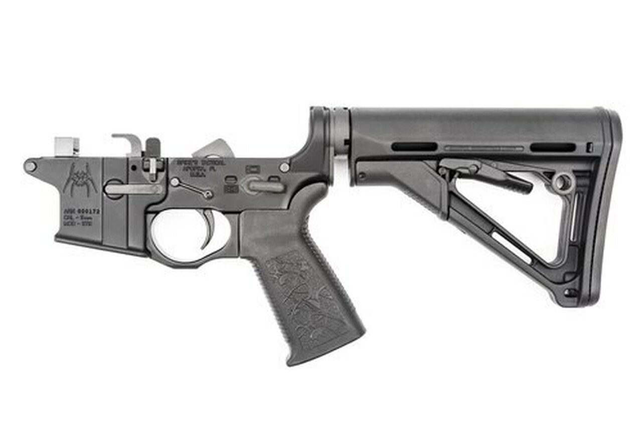 Spikes Tactical 9mm Recluse Complete Lower, Uses Glock Magazines