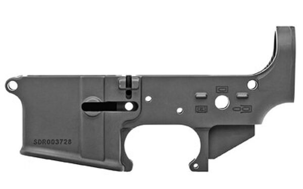 Spikes No Logo II Stripped Lower Receiver, Black