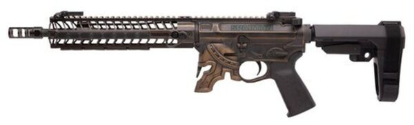 Spikes Rare Breed Spartan AR-15 Pistol, 5.56/.223, 11.5", 30rd, M-Lok, Bronze Battleworn Finish, No Mag
