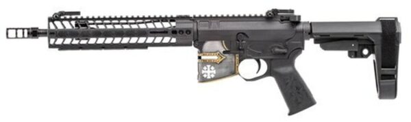 Spikes Rare Breed Crusader AR-15 Pistol, 5.56/.223, 11.5", No Magazine, Distressed Helmet