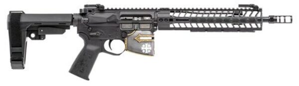 Spikes Rare Breed Crusader AR-15 Pistol, 5.56/.223, 11.5", No Magazine, Distressed Helmet
