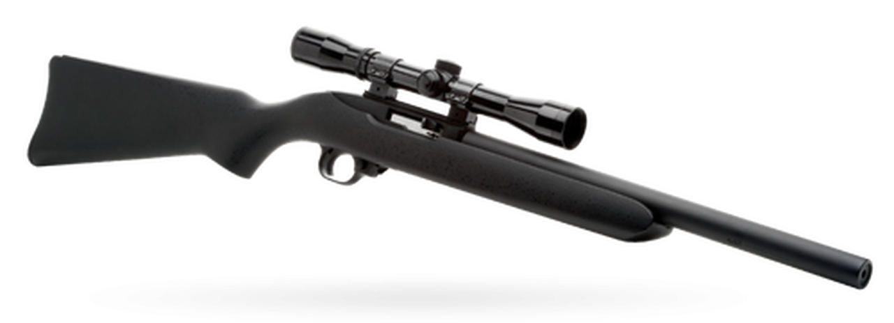 AWC Ruger 10/22 Blued .22Lr With Ultra 13 Removable Core Hogue Stock (16")